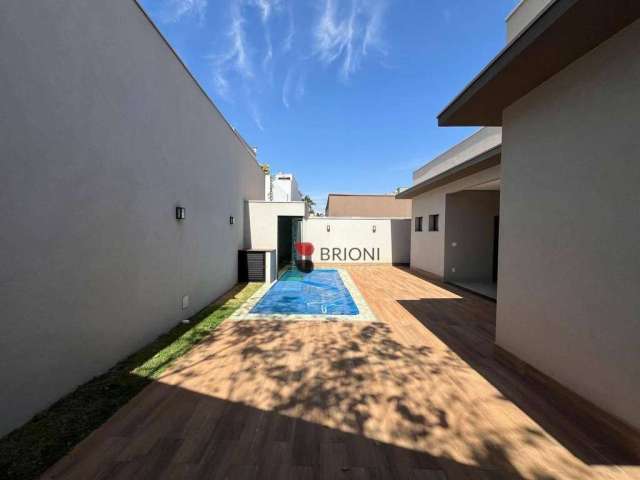 Casa térrea  alto padrão com 230 m², 03  quartos à venda no Condomínio Terras de Siena em Ribeirão Preto/SP I Imobiliária Brioni imóveis