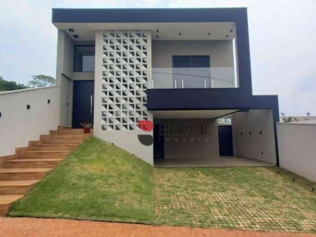 Casa térrea alto padrão com 188m², 3 quartos/suítes à venda no Condomínio San Marco em Ribeirão Preto/SP I Imobiliária Brioni imóveis