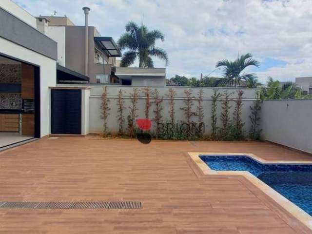 Casa térrea alto padrão em Condomínio San Marco, Ilha Liesina, com 175m², 3 quartos/suítes, à venda em Ribeirão Preto/SP I Imobiliária Brioni Imóveis