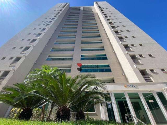 Apartamento Alto Padrão com 65m², 2 quartos para locação no Edifício Sunset em Ribeirão Preto/SP I Imobiliária Brioni imóveis