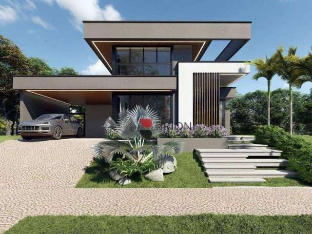 Casa térrea alto padrão com 249m², 3 quartos/suítes à venda no Condomínio Terras de Siena em Ribeirão Preto/SP I Imobiliária Brioni imóveis