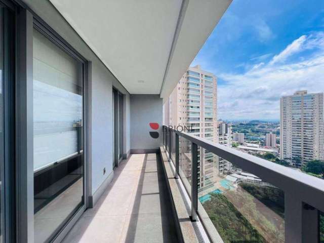 Apartamento alto padrão com 57m², 1 quarto à venda no Edifício Le Monde em Ribeirão Preto/SP I Imobiliária Brioni imóveis