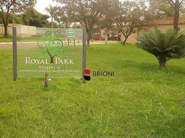 Terreno alto padrão com 1062m², à venda no Condomínio Royal Park em Ribeirão Preto/SP I Imobiliária Brioni imóveis