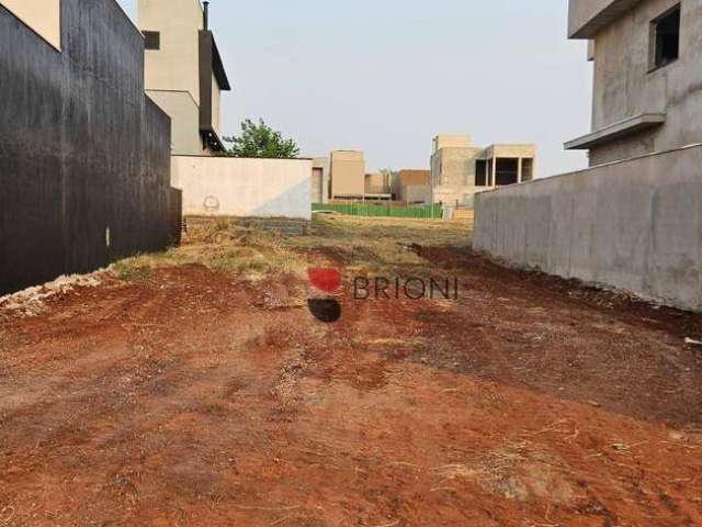 Terreno alto padrão no Condomínio Vivendas da Mata, com 259,42m², à venda  em Ribeirão Preto/SP I Imobiliária Brioni Imóveis