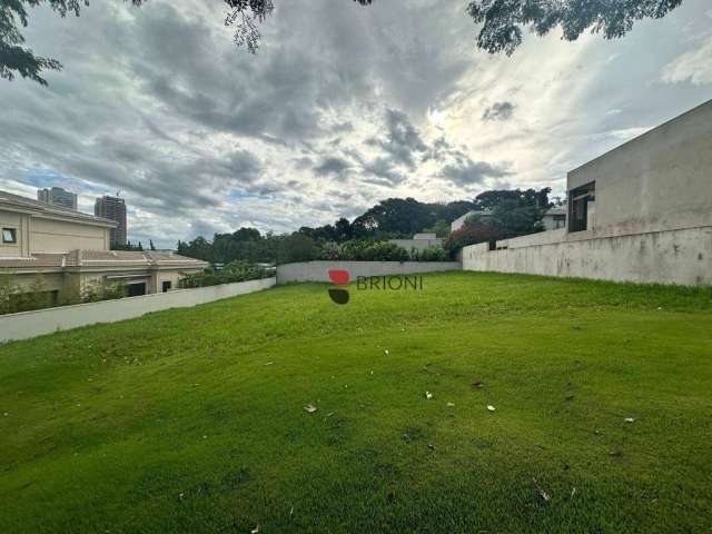 Terreno alto padrão com 1006 m² no Condomínio Borda da Mata no Jardim Olhos D'água, à venda em Ribeirão Preto/SP I Imobiliária Brioni imóveis