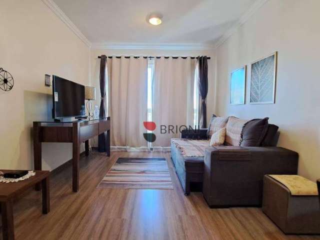 Apartamento padrão com 46.95 m², 1 quarto para locação no Condomínio Villagio Modena em Ribeirão Preto/SP I Imobiliária Brioni imóveis