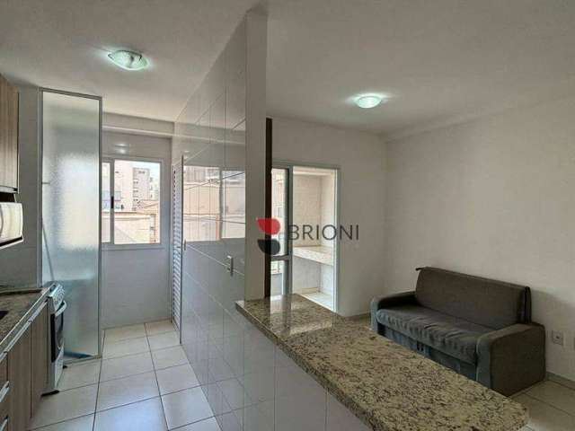 Apartamento com 1 quarto para alugar, 44 m² por R$ 2.416/mês - Jardim Nova Aliança - Ribeirão Preto/SP