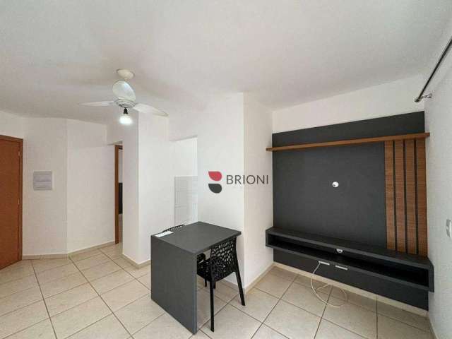 Apartamento com 1 quarto para alugar, 46 m² por R$ 2.044/mês - Jardim Nova Aliança - Ribeirão Preto/SP