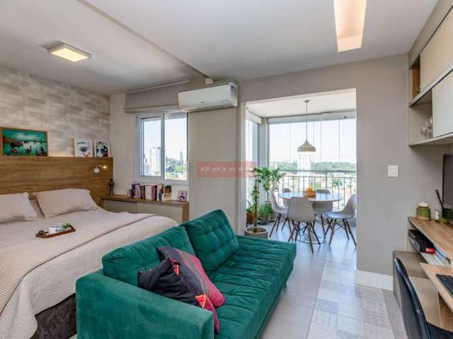 Apartamento Studio 37m² - MOBILIADO - Chácara Santo Antônio