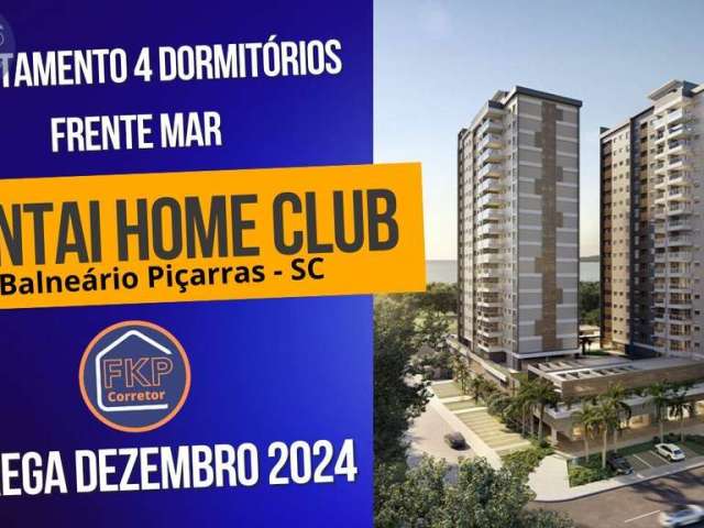 Apartamento Alto Padrão 4 dormitórios Frente mar!