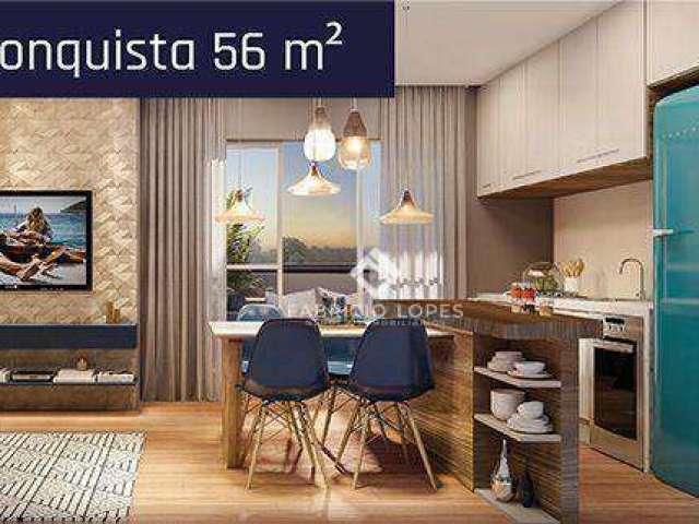 BLUE VIEW (Planta CONQUISTA - 56 m²) - Apto 2 dorms - Vila Industrial - SJC/SP