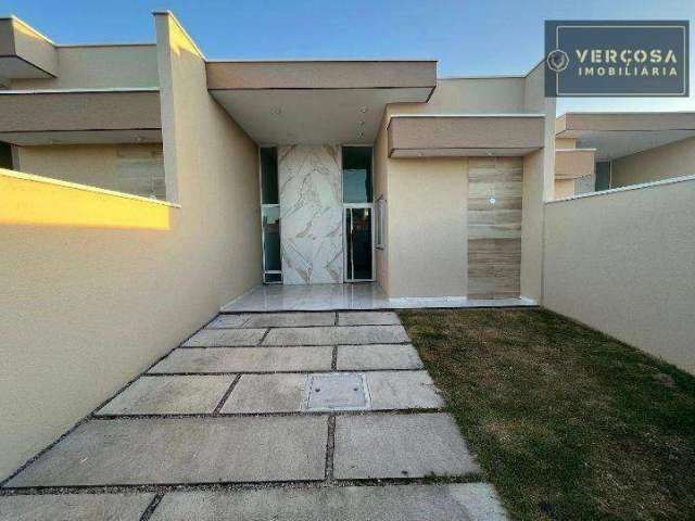 Casa com 3 quartos à venda, 92 m² por R$ 350.000 - Urucunema - Eusébio/Ceará