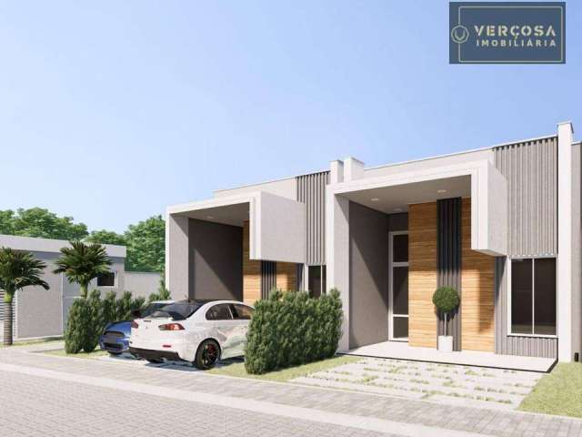 Casa com 3 quartos à venda, 88 m² por R$ 379.000 - Pacheco - Caucaia/CE