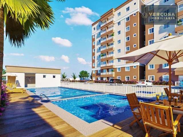 Apartamento com 2 dormitórios à venda, 51 m² por R$ 248.963,18 - Guaribas - Eusébio/CE