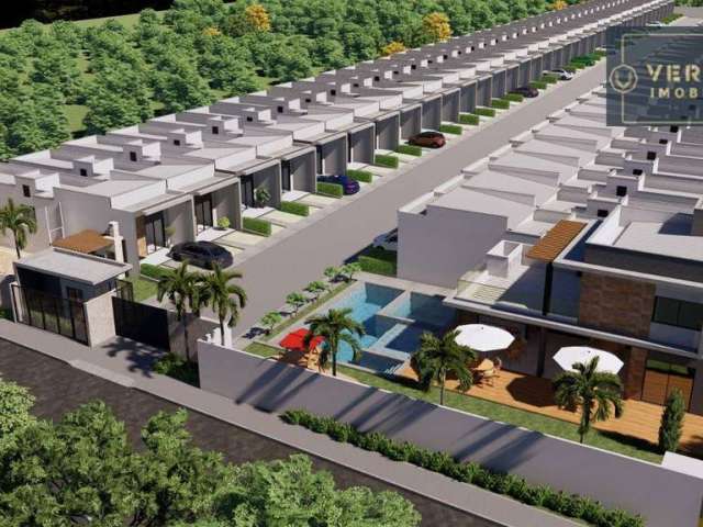 Casas Planas em Condominio Fechado, em Maracanaú