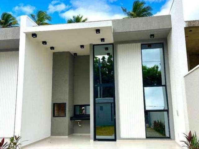 Casa com 3 dormitórios à venda, 115 m² por R$ 450.000,00 - Cararu - Eusébio/CE