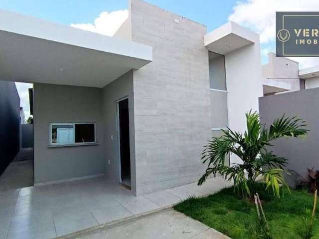 Casa com 3 quartos à venda, 90 m² por R$ 309.000 - Encantada - Eusébio/CE