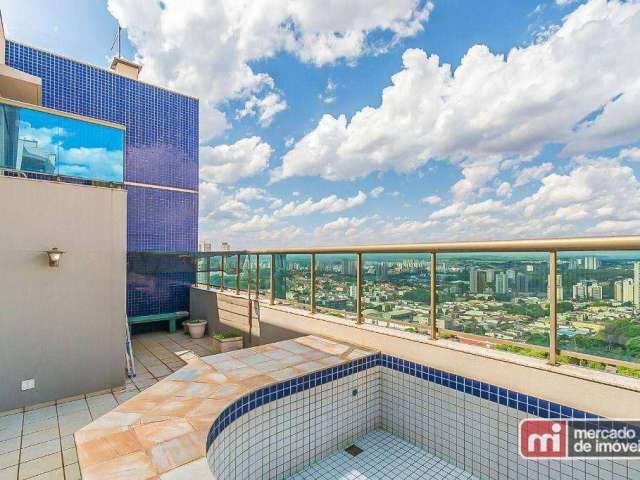 Cobertura, 4 suítes, 4 salas, varanda gourmet, piscina, 4 vagas, 267 m²,. R$1.300.000,00fessor