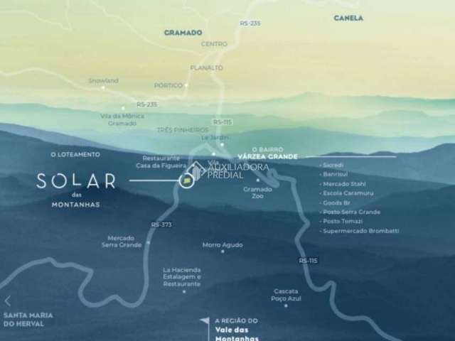 Terreno à venda na Primeiro De Maio /lote 1 quadra F, 4369, Várzea Grande, Gramado, 2500 m2 por R$ 2.700.151