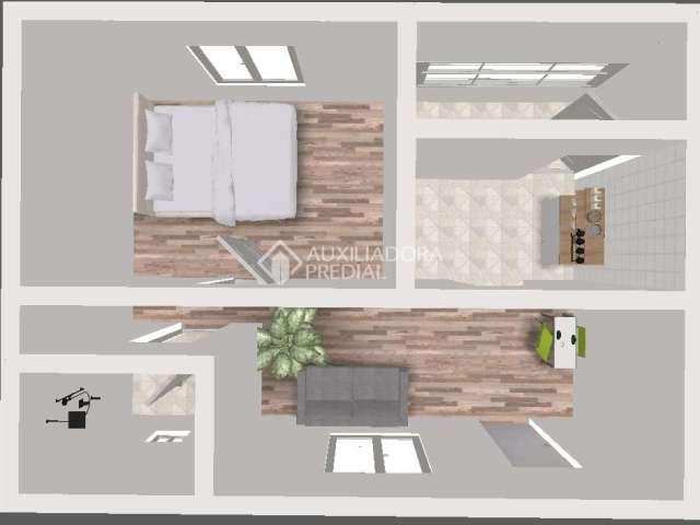 Apartamento com 1 quarto à venda na Rua Carmelita Grippi, 510, Rubem Berta, Porto Alegre, 39 m2 por R$ 82.000