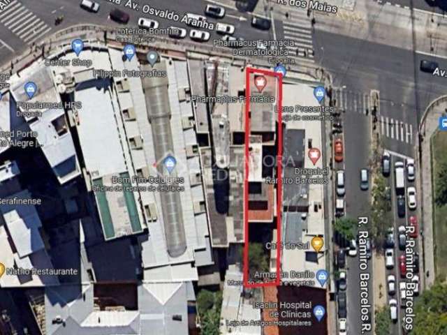 Terreno comercial à venda na Avenida Osvaldo Aranha, 1439, Bom Fim, Porto Alegre, 273 m2 por R$ 2.500.000