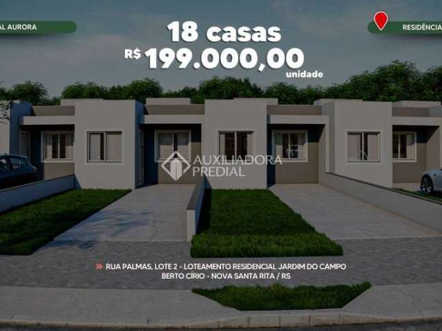 Casa com 2 quartos à venda na Palmas, 2, Berto Círio, Nova Santa Rita, 53 m2 por R$ 199.000