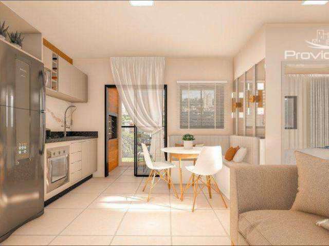 Apartamento com 2 dormitórios à venda, 55 m² por R$ 302.000,00 - Pioneiros Catarinenses - Cascavel/PR