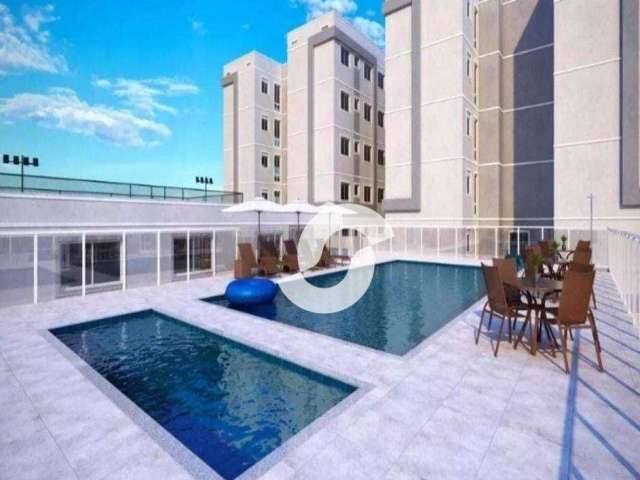 Apartamento com 2 dormitórios à venda, 45 m² por R$ 190.000,00 - Vila Lage - São Gonçalo/RJ