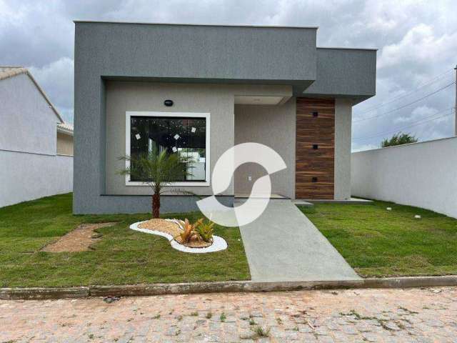 Casa com 3 dormitórios à venda, 99 m² por R$ 550.000,00 - Ubatiba - Maricá/RJ