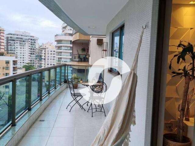 Apartamento com 2 dormitórios suíte e escritório à venda, 94 m² por R$ 700.000 - Santa Rosa - Niterói/RJ