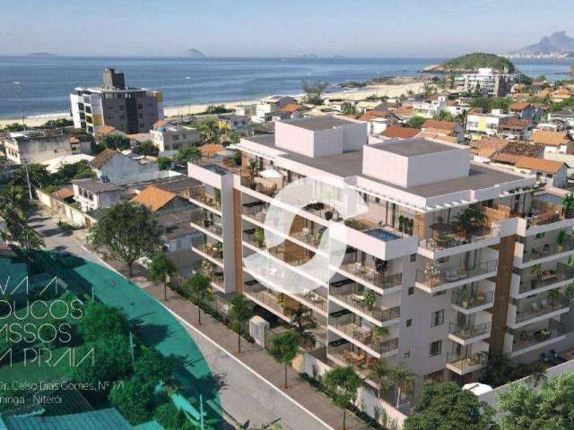 Apartamento com 3 dormitórios à venda, 109 m² por R$ 995.000,00 - Piratininga - Niterói/RJ