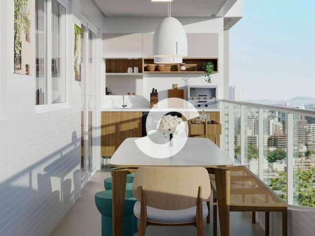 Apartamento com 3 dormitórios à venda, 94 m² por R$ 730.000,00 - Santa Rosa - Niterói/RJ