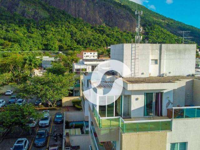 Cobertura com 3 dormitórios à venda, 198 m² por R$ 1.200.000,00 - Itacoatiara - Niterói/RJ