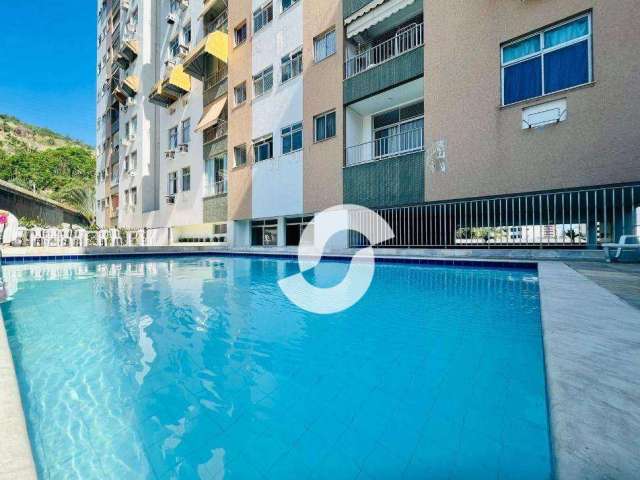 Excelente apartamento com 3 quartos, 2 vagas à venda, por R$ 480.000 - Santa Rosa - Niterói/RJ