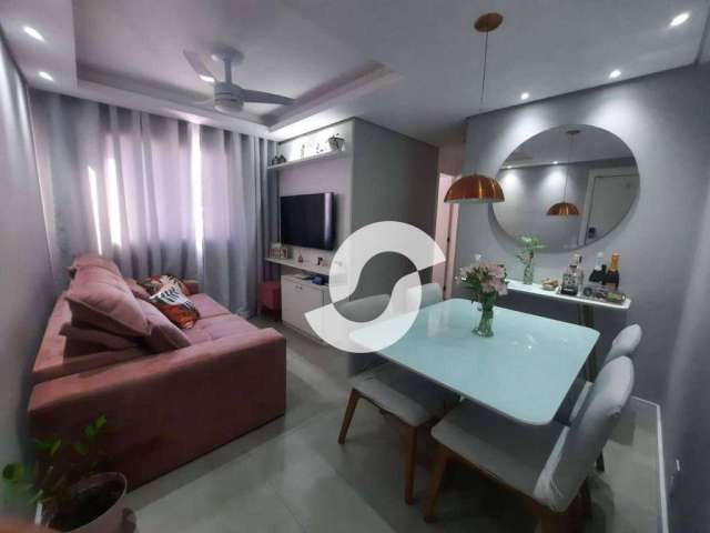 Apartamento com 2 dormitórios à venda, 50 m² por R$ 260.000,00 - Neves - São Gonçalo/RJ