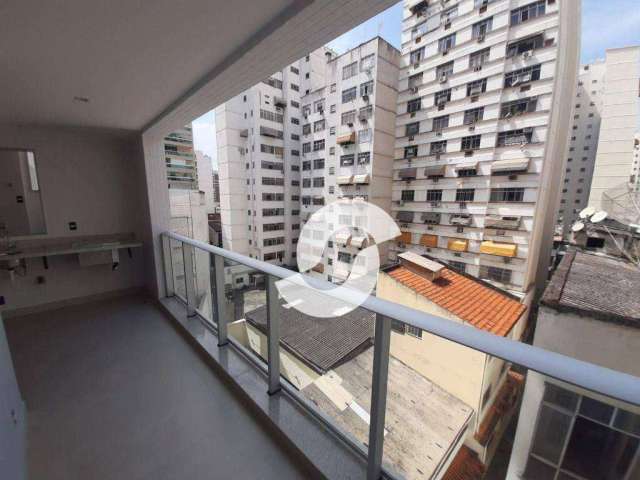 Apartamento de 2 quartos com varanda gourmet e lazer completo no miolo de Icaraí - Niterói/RJ