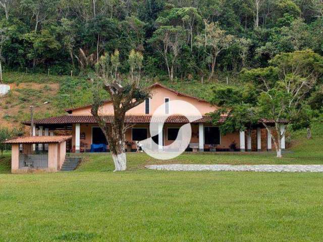 Sítio, 3 dormitórios, casa de caseiro 3 quartos, venda, 80550 m² por R$ 890.000 - Vale Das Pedrinhas - Guapimirim/RJ