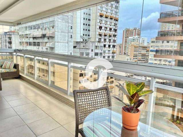 Apartamento com 3 dormitórios à venda, 126 m² por R$ 1.740.000,00 - Icaraí - Niterói/RJ