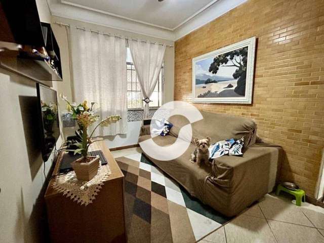 Apartamento com 2 dormitórios à venda, 68 m² por R$ 370.000,00 - Icaraí - Niterói/RJ