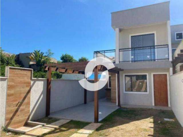 Casa com 3 dormitórios à venda, 100 m² por R$ 465.000,00 - Cordeirinho - Maricá/RJ