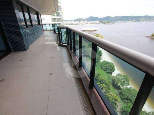 Apartamento com 4 dormitórios, 220 m² - venda por R$ 3.000.000,00 ou aluguel por R$ 17.300,00/mês - Boa Viagem - Niterói/RJ