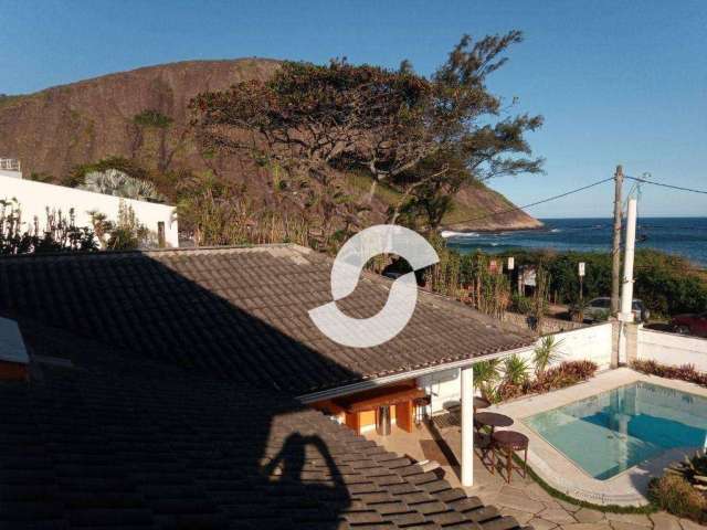 Casa pé na areia 7 suítes Cinematográfica pé na areia 720 m² por R$ 6.000.000 - Itacoatiara - Niterói/RJ