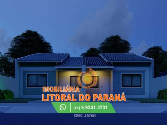 Excelente Casa Geminada 2quartos (sendo 1 Suíte)  FINANCIE.