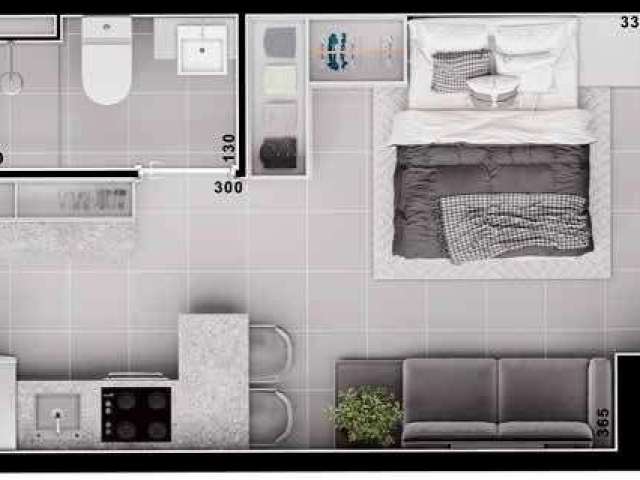 Apartamento com 1 quarto à venda na Rua Eduardo Carlos Pereira, 4000, Portão, Curitiba, 29 m2 por R$ 380.900