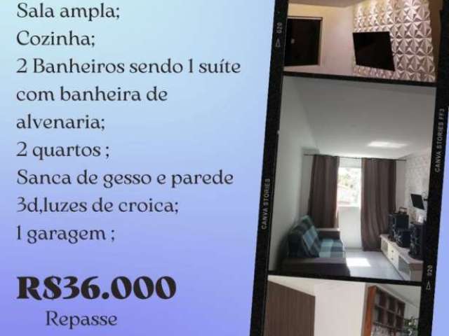 Apartamento com 2 dormitórios à venda, 56 m² por R$ 40.000 - Gramame - João Pessoa/PB