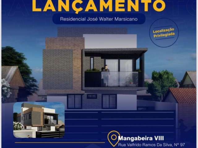 Apartamento com 2 dormitórios à venda por R$ 160 - Mangabeira - João Pessoa/PB