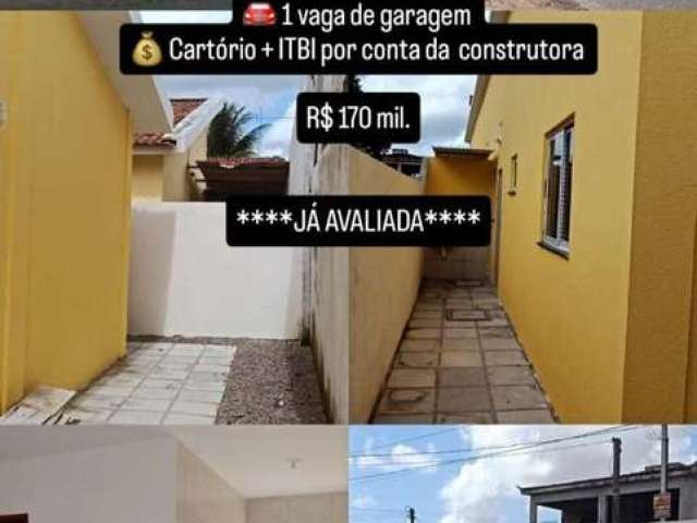 Casa com 2 dormitórios à venda por R$ 170.000,00 - Bairro das Indústrias - João Pessoa/PB