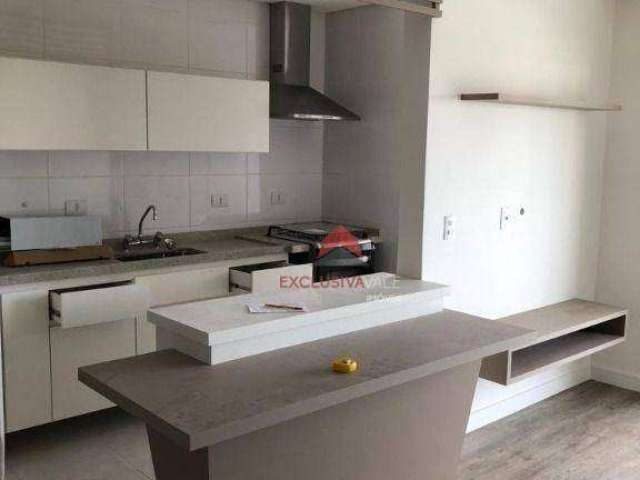 Apartamento com 1 dormitório para alugar, 56 m² por R$ 3.500/mês - Vila Ema - São José dos Campos/SP