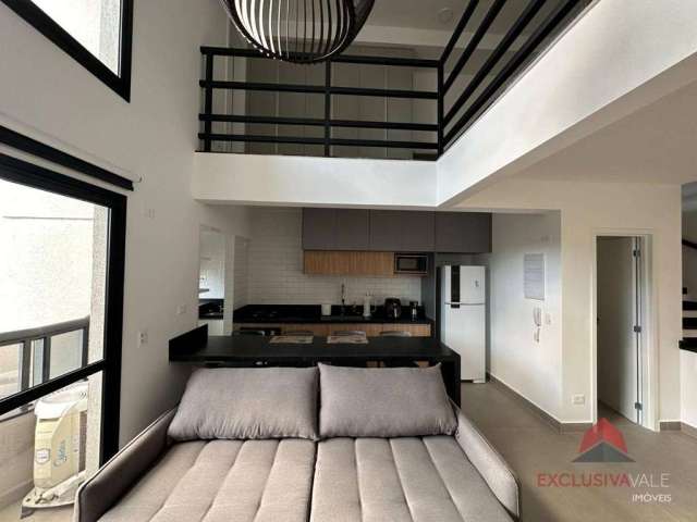 Apartamento tipo Loft Mobiliado com 1 dormitório à venda, 78 m² por R$ 790.000 - Jardim Aquarius - São José dos Campos/SP