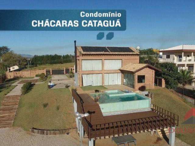 Casa com 3 dormitórios, 700 m² - venda por R$ 3.950.000,00 ou aluguel por R$ 18.592,00/mês - Chácaras Cataguá - Taubaté/SP